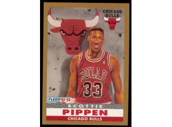1992 Fleer Basketball Scottie Pippen #254 Chicago Bulls HOF