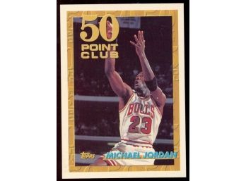 1993 Topps Basketball Michael Jordan 50 Point Club #64 Chicago Bulls HOF