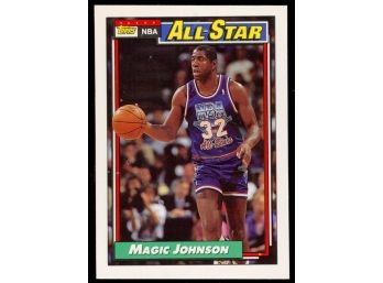 1992 Topps Basketball Magic Johnson 1991-92 All-star #126 Los Angeles Lakers HOF