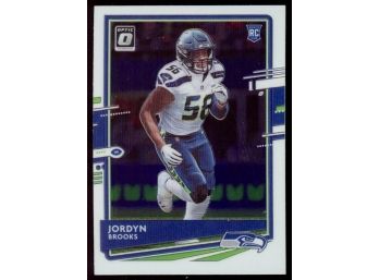 2020 Donruss Optic Football Jordyn Brooks Rookie Card #107 Seattle Seahawks RC