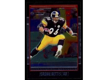 2001 Bowman Chrome Football Jerome Bettis #13 Pittsburgh Steelers HOF