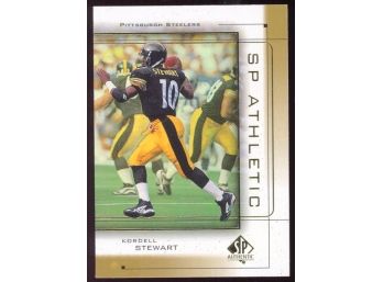 1999 Upper Deck SP Authentic Football Kordell Stewart 'SP Athletic' #a5 Pittsburgh Steelers