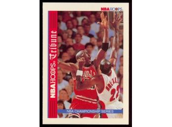 1992 NBA Hoops NBA Championship Michael Jordan/clyde Drexler #TR1 HOF