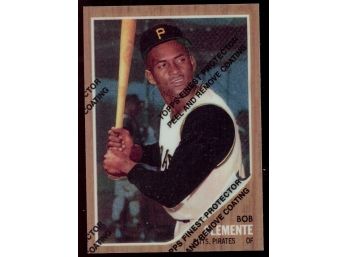 1997 Topps Commemorative Reprint Bob Clemente With Coating #10 Pittsburgh Pirates HOF