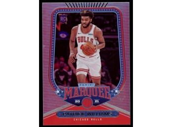 2020 Chronicles Marquee Basketball Patrick Williams Rookie Card #261 Chicago Bulls RC