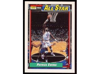 1992 Topps Basketball Patrick Ewing 1991-92 All-star #121 New York Knicks HOF