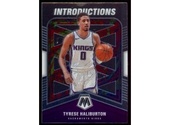 2020 Mosaic Basketball Tyrese Haliburton Introductions Rookie Card #1 Sacramento Kings RC
