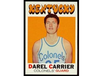 1971 Topps Basketball Darel Carrier #177 Kentucky Colonels Vintage
