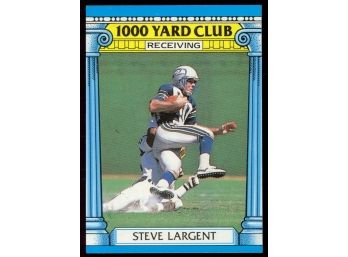 1987 Topps Football Steve Largent 1000 Yard Club Receiving #18 Seattle Seahawks Vintage