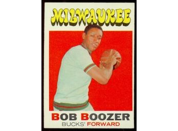 1971 Topps Basketball Bob Boozer #43 Milwaukee Bucks Vintage