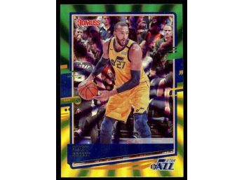 2020 Donruss Basketball Rudy Gobert Green/yellow Foil #114 Utah Jazz