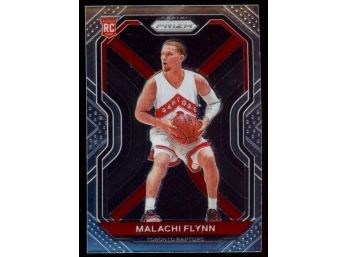 2020 Prizm Basketball Malachi Flynn Rookie Card #287 Toronto Raptors RC