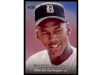 1994 Upper Deck Baseball Michael Jordan Chicago White Sox Top Prospect #45 Barons Minor League