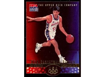 1996 Upper Deck Basketball John Stockton USA Olympic Team Die-cut #JS4 Utah Jazz HOF