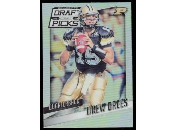 2015 Prizm Draft Picks Football Drew Brees Silver Prizm #35 Perdue/new Orleans Saints HOF