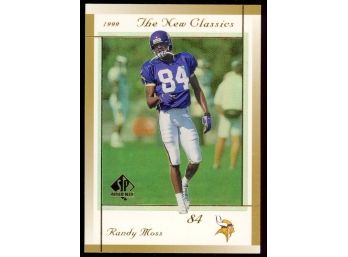 1999 Upper Deck SP Authentic Football Randy Moss 'the New Classics' #NC6 Minnesota Vikings HOF