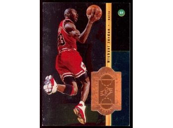 1998 Upper Deck SPx Finite Basketball Michael Jordan Promo Sample #S1 Chicago Bulls HOF