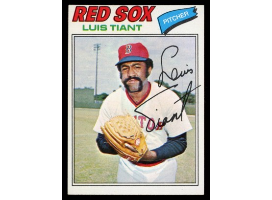 1977 Topps Baseball Luis Tiant #258 Boston Red Sox Vintage