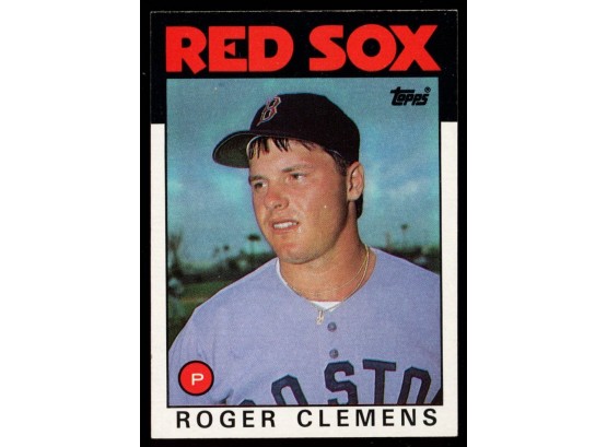 1986 Topps Baseball Roger Clemens #661 Boston Red Sox