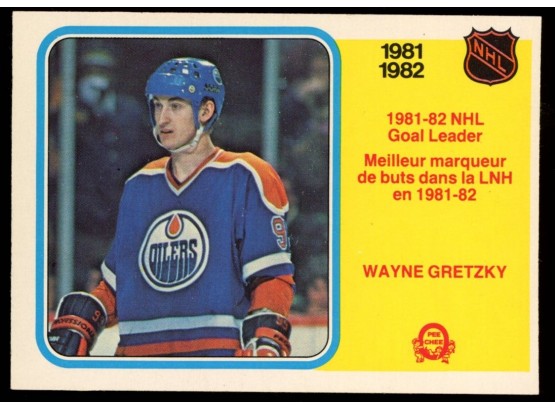 WAYNE GRETZKY 1981-82 O-PEE-CHEE #235 GOALS LEADER