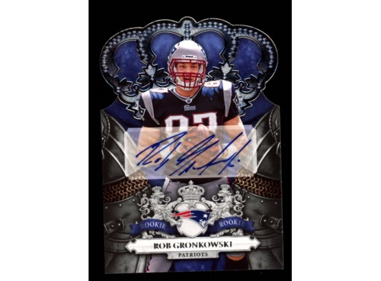 2010 Crown Royale Football Rob Gronkowski Rookie Card Autograph /499 #230 New England Patriots RC Auto HOF SSP