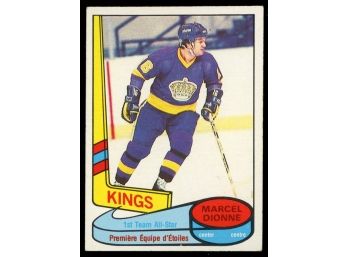 1980 O-pee-chee Hockey Marcel Dionne 1st Team All-star #81 Los Angeles Kings Vintage
