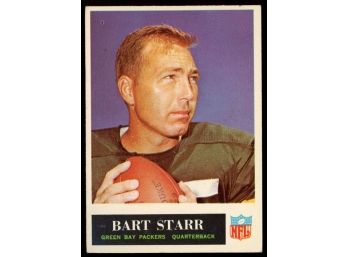 1965 Philadelphia Football Bart Starr #81 Green Bay Packers Vintage HOF