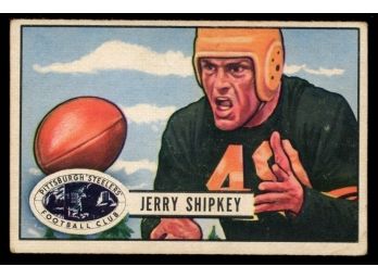 1951 Bowman Football Jerry Shipkey #59 Pittsburgh Steelers Vintage