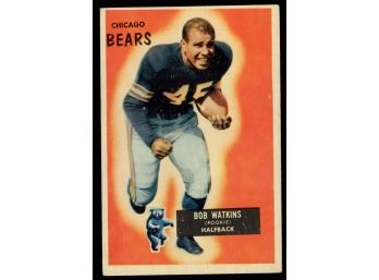 1955 Bowman Football Bobby Watkins #58 Chicago Bears Vintage