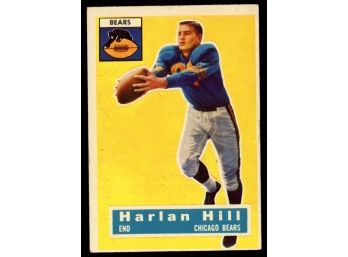 1956 Topps Football Harlan Hill #59 Chicago Bears Vintage