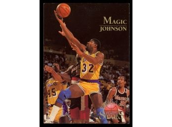 1996 Topps NBA Stars Magic Johnson #122 Los Angeles Lakers HOF