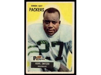 1955 Bowman Football Veryl Switzer #35 Green Bay Packers Vintage