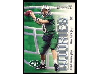 2000 Skybox Impact Football Chad Pennington Rookie Card #142 New York Jets RC