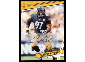 2020 Prestige Football Cameron Heyward Xtra Points Autograph #181 Pittsburgh Steelers Auto
