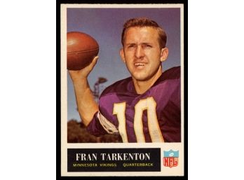 1965 Philadelphia Football Fran Tarkenton #110 Minnesota Vikings Vintage HOF