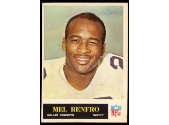 1965 Philadelphia Football Mel Renfro Rookie Card #53 Dallas Cowboys RC Vintage HOF