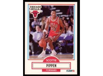 1990 Fleer Basketball Scottie Pippen #30 Chicago Bulls HOF