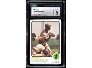 1973 Topps Baseball Roberto Clemente #50 Graded CSG 5 Pittsburgh Pirates Vintage HOF