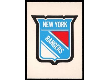 1977 O-pee-chee Hockey New York Rangers Team Logo #333 Vintage