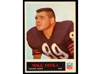 1965 Philadelphia Football Mike Ditka #19 Chicago Bears Vintage HOF