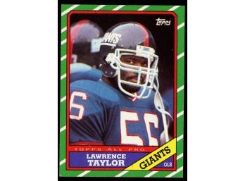 1986 Topps Football Lawrence Taylor #151 New York Giants Vintage HOF