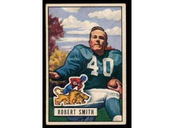 1951 Bowman Football Robert Smith #101 Detroit Lions Vintage