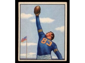 1950 Bowman Football William Wightkin #63 Chicago Bears Vintage