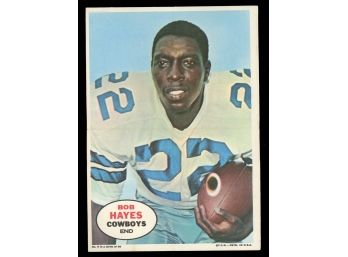 1968 Topps Football Fold Up Bob Hayes #3 Dallas Cowboys Vintage HOF