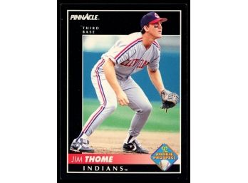 1992 Pinnacle Baseball Jim Thome Rookie Prospect Card #247 Cleveland Indians RC