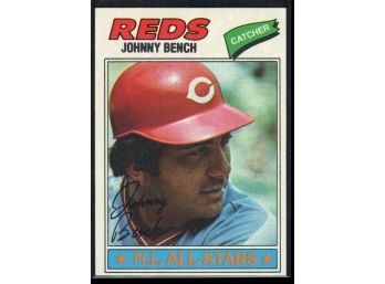 1977 Topps Baseball Johnny Bench NL All-star #70 Cincinnati Reds Vintage HOF