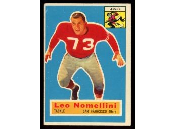 1956 Topps Football Leo Nomellini #74 San Francisco 49ers Vintage