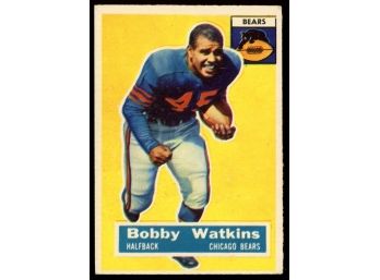 1956 Topps Football Bobby Watkins #95 Chicago Bears Vintage