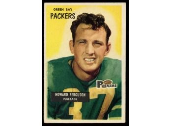 1955 Bowman Football Howard Ferguson #57 Green Bay Packers Vintage