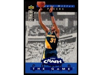 1994 Upper Deck Collectors Choice Basketball Reggie Miller You Crash The Game #s6 Indiana Pacers HOF